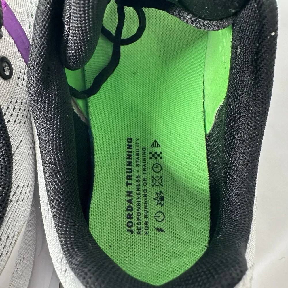 Jordan Zoom Trunner Advance Bel-Air Mens Size 8.5‎ White Basketball Sneakers